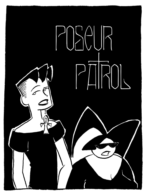 poseur patrol goth comics comic gothic dark darkwave post punk gothgoth gothcomics gothcomic gothiccomics gothiccomic